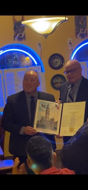 Dr.Aritmedes Restituyo,receives important recognition in Philadelphia